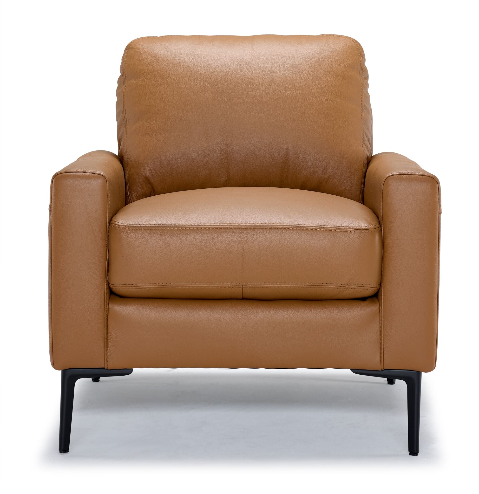 Chito Leather Chair - Saddle