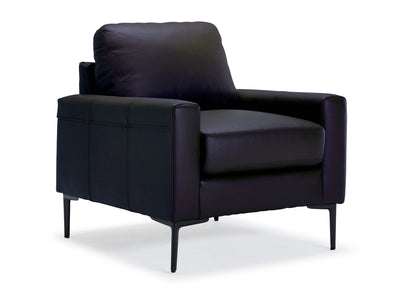 Chito Leather Chair - Raven