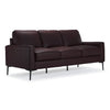 Chito Leather Sofa - Mocha