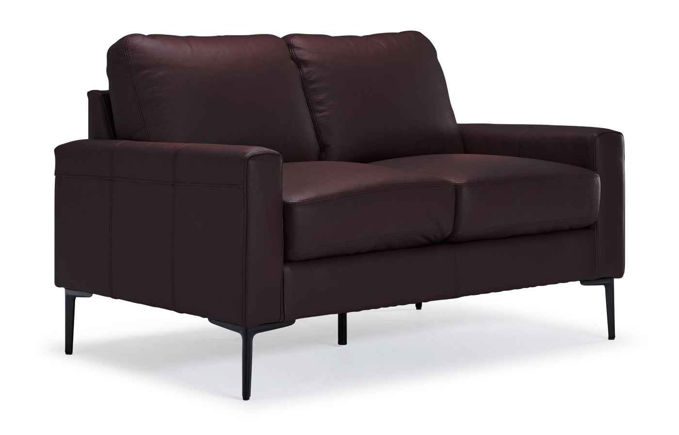 Chito Leather Sofa, Loveseat and Chair Set - Mocha