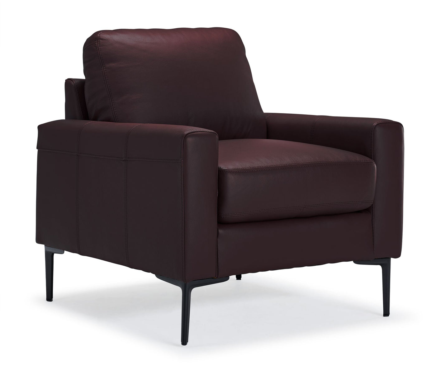 Chito Leather Sofa, Loveseat and Chair Set - Mocha