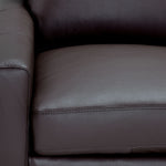 Chito Leather Sofa and Loveseat Set - Mocha