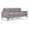 Chito Leather Sofa - Cloud Grey