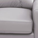 Chito Leather 2-Piece Sectional with Left Facing Chaise - Cloud Grey