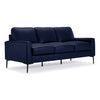 Chito Leather Sofa - Navy