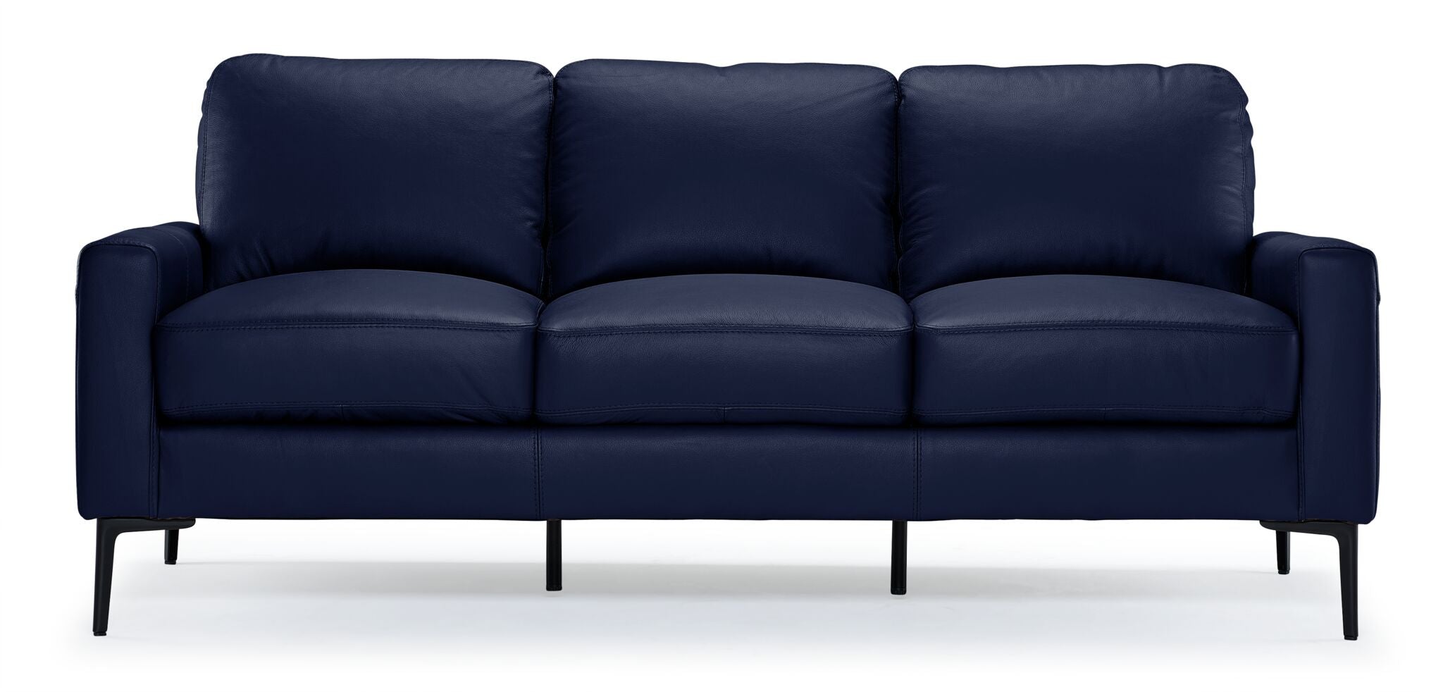 leonsophieページ Chito Leather Sofa - Navy | Leon's