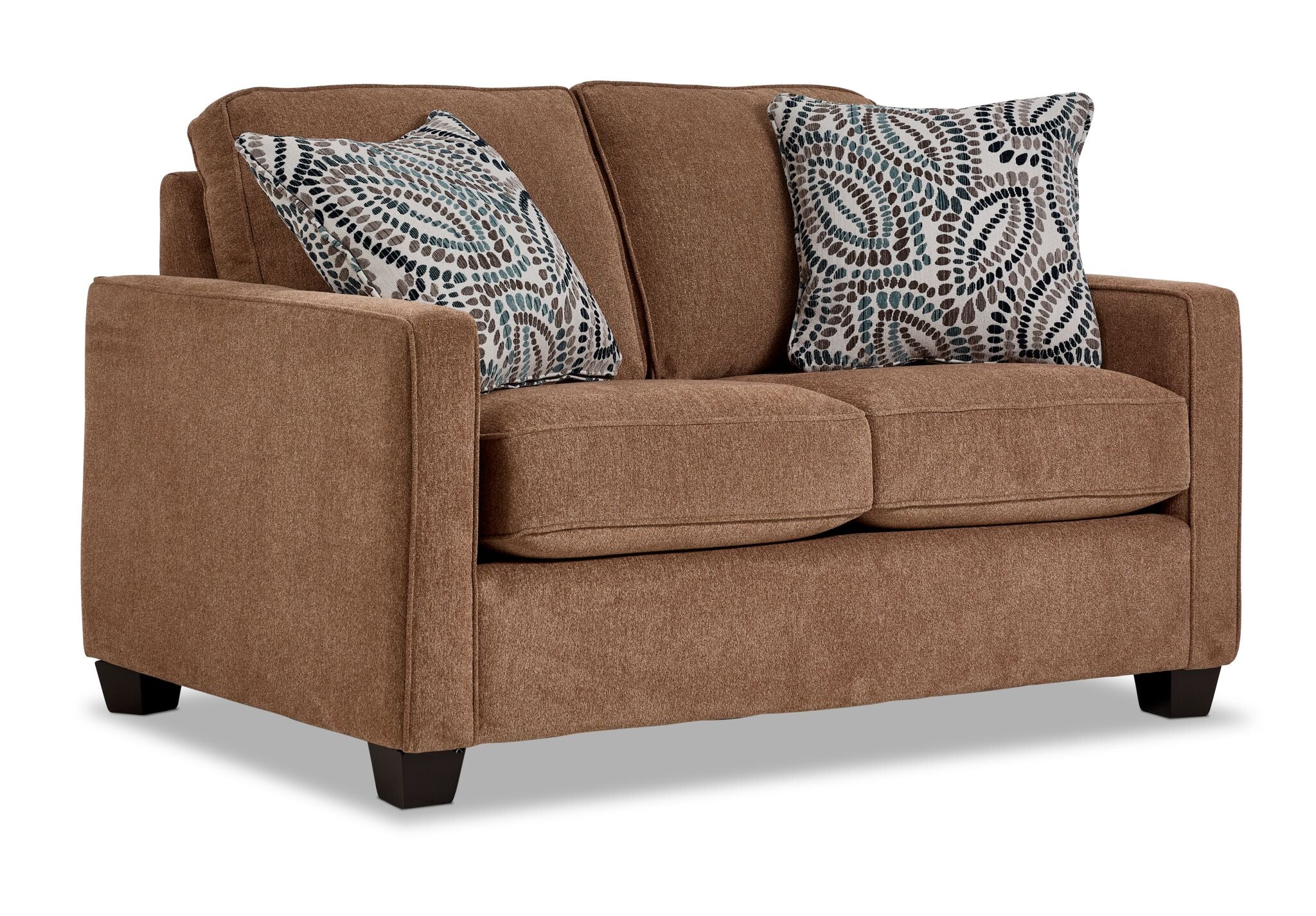 City Loveseat - Brown