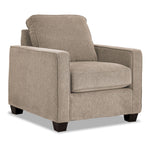 City Sofa and Chair Set - Ivory