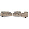 City Sofa, Loveseat and Chair Set - Ivory