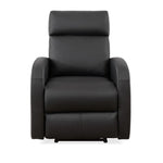 Cole Leather Power Recliner - Black