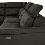 Colorado 4-Piece Power Reclining Sectional with Left-Facing Chaise - Graphite