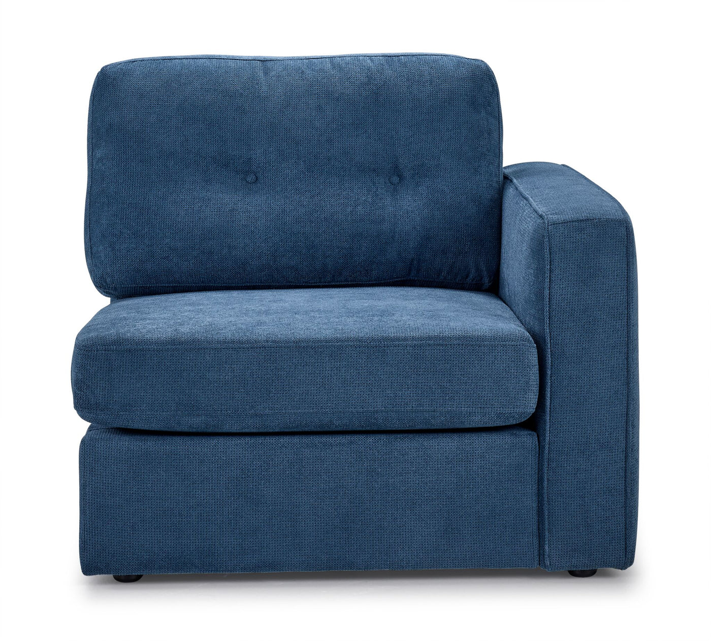 Feeling Connected - Connex 3-Piece Modular Chair with Storage Console - Blue