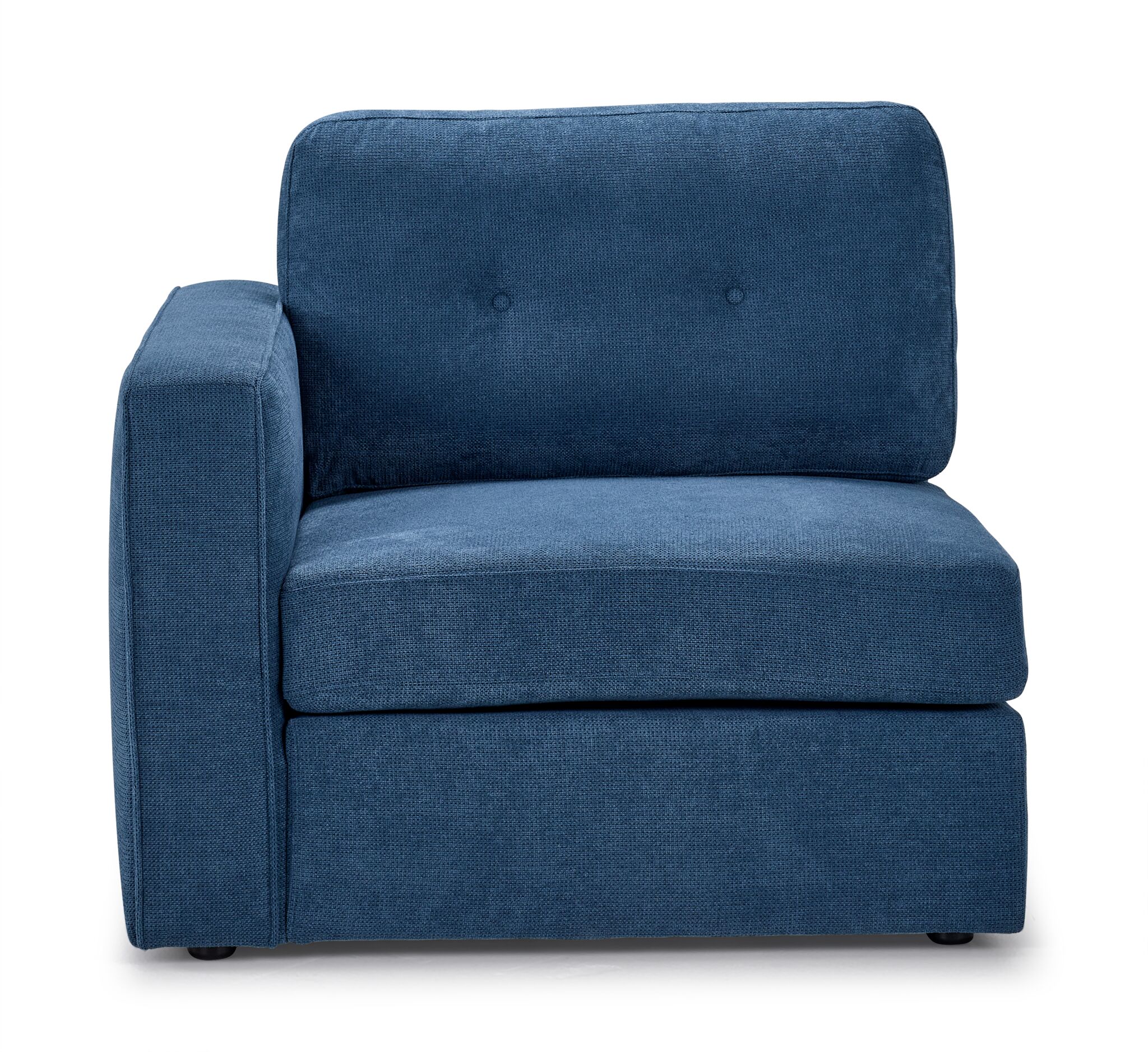 Feeling Connected - Connex 6-Piece Modular Sectional with Drawer Console - Blue