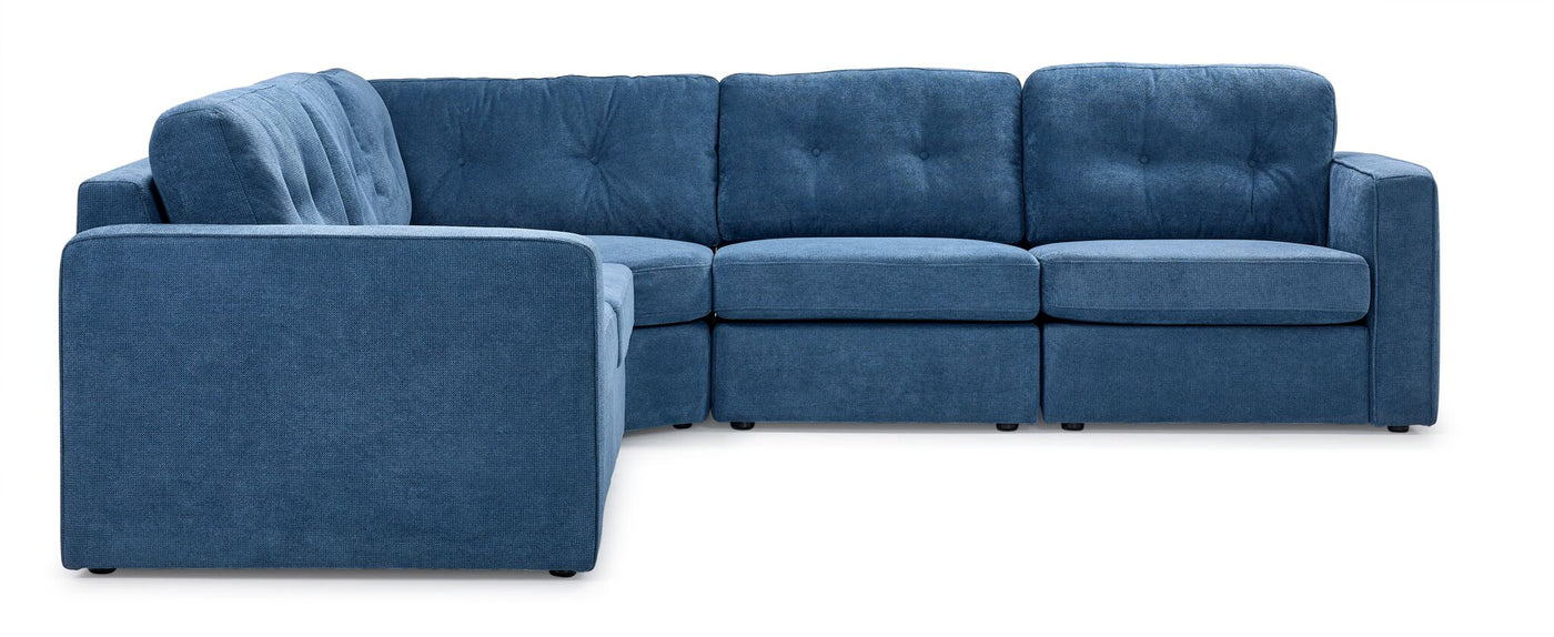 Connex 5-Piece Modular Sectional - Blue