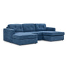 Connex 3-Piece Modular Chaise - Blue