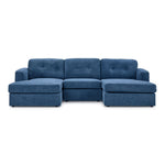 Connex 3-Piece Modular Chaise - Blue
