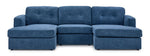 Feeling Connected - Connex 3-Piece Modular Chaise - Blue
