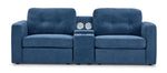 Feeling Connected - Connex 3-Piece Modular Chair with Storage Console - Blue