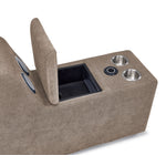 Feeling Connected - Connex 3-Piece Modular Chair with Storage Console - Beige