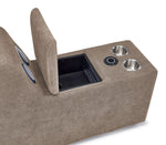 Feeling Connected - Connex 3-Piece Modular Chair with Storage Console - Beige