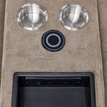 Feeling Connected - Connex 3-Piece Modular Chair with Storage Console - Beige