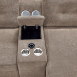 Feeling Connected - Connex 5-Piece Modular Sectional with Consoles - Beige