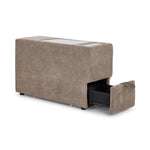 Connex 5-Piece Modular Sectional with Consoles - Beige