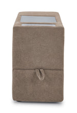 Feeling Connected - Connex 3-Piece Modular Sectional with Chaise and Drawer Console -Beige