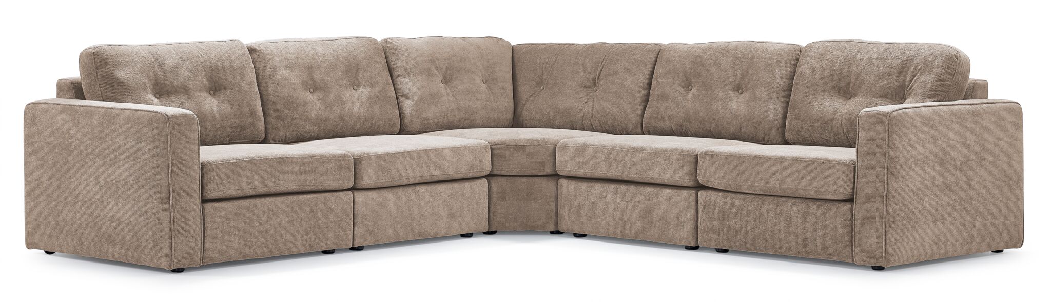Feeling Connected - Connex 5-Piece Modular Sectional - Beige
