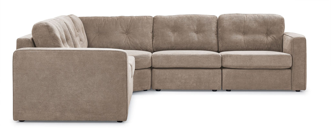 Connex 5-Piece Modular Sectional - Beige