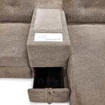 Feeling Connected - Connex 5-Piece Modular Sectional with Consoles - Beige