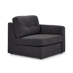 Feeling Connected - Connex 6-Piece Modular Sectional with Drawer Console - Dark Grey