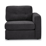 Feeling Connected - Connex 6-Piece Modular Sectional with Drawer Console - Dark Grey