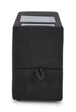 Feeling Connected - Connex 5-Piece Modular Sectional with Consoles - Dark Grey