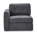 Feeling Connected - Connex 6-Piece Modular Sectional with Drawer Console - Light Grey