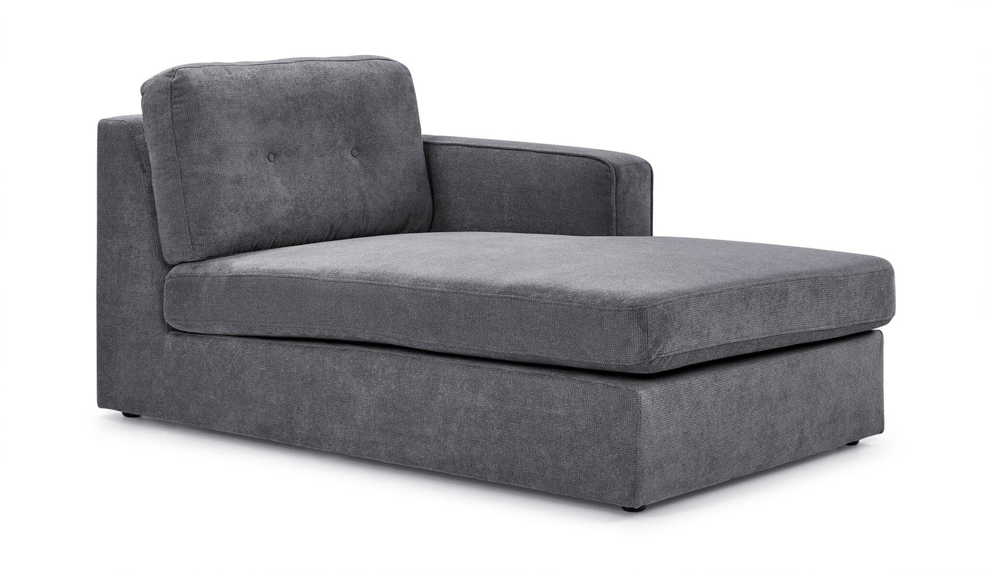 Connex 6-Piece Modular Sectional with Storage Console - Light Grey