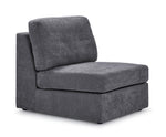 Feeling Connected - Connex 5-Piece Modular Sectional with Consoles - Light Grey