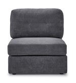 Feeling Connected - Connex 5-Piece Modular Sectional with Consoles - Light Grey