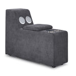 Connex 6-Piece Modular Sectional with Storage Console - Light Grey