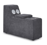 Feeling Connected - Connex 5-Piece Modular Sectional with Consoles - Light Grey