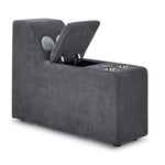 Connex 6-Piece Modular Sectional with Storage Console - Light Grey