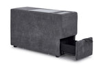 Feeling Connected - Connex 5-Piece Modular Sectional with Consoles - Light Grey