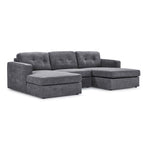 Connex 3-Piece Modular Chaise - Light Grey