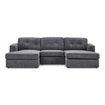 Connex 3-Piece Modular Chaise - Light Grey