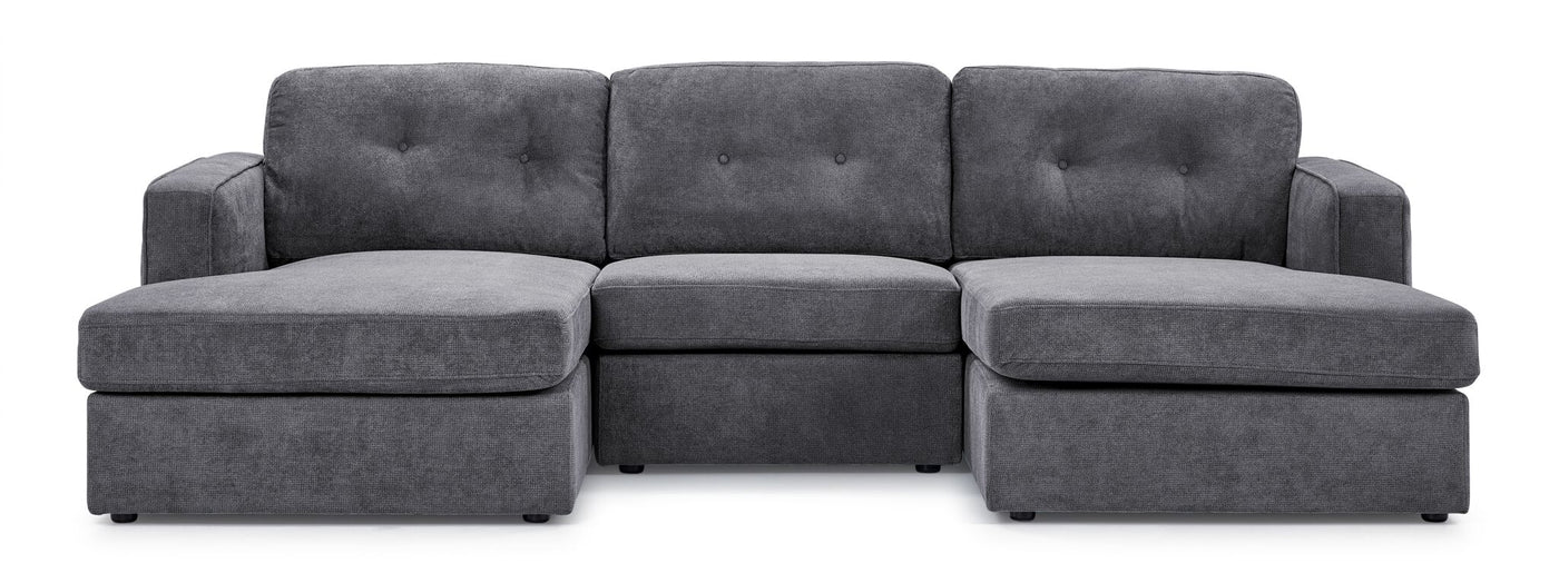 Connex 3-Piece Modular Chaise - Light Grey