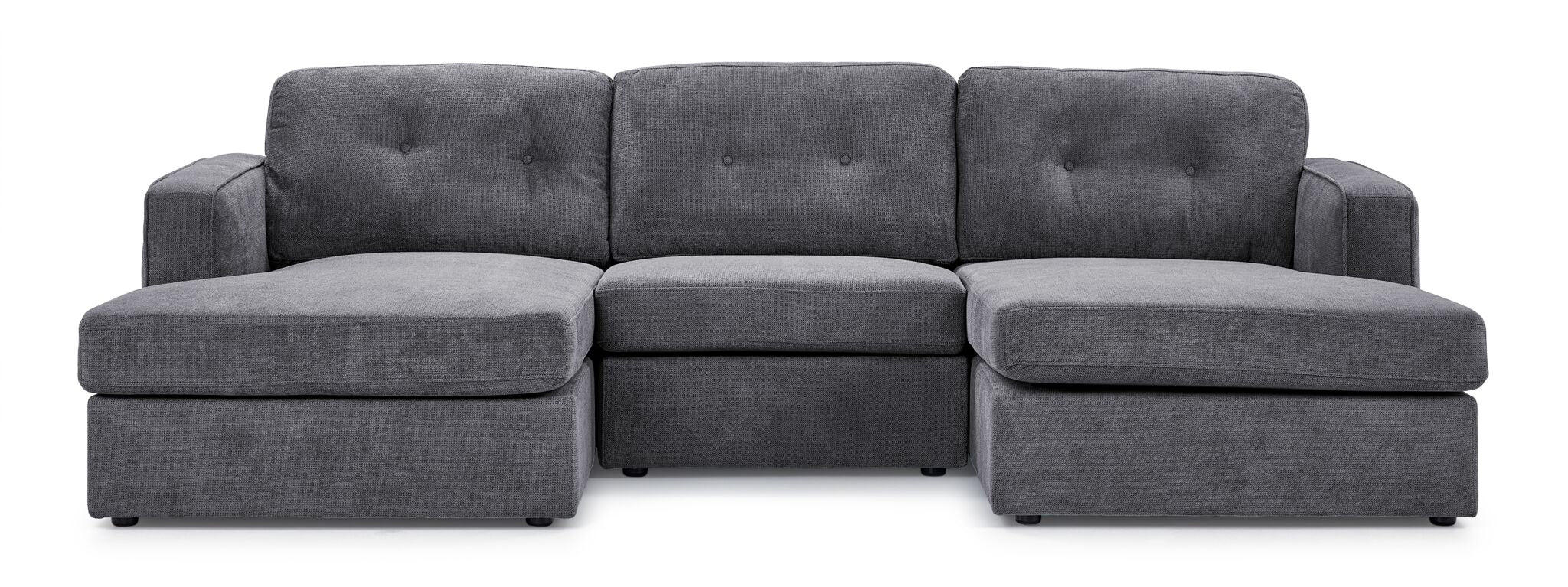 Feeling Connected - Connex 3-Piece Modular Chaise - Light Grey