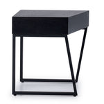 Cora 56" Coffee & End Table Package - White, Black, Grey