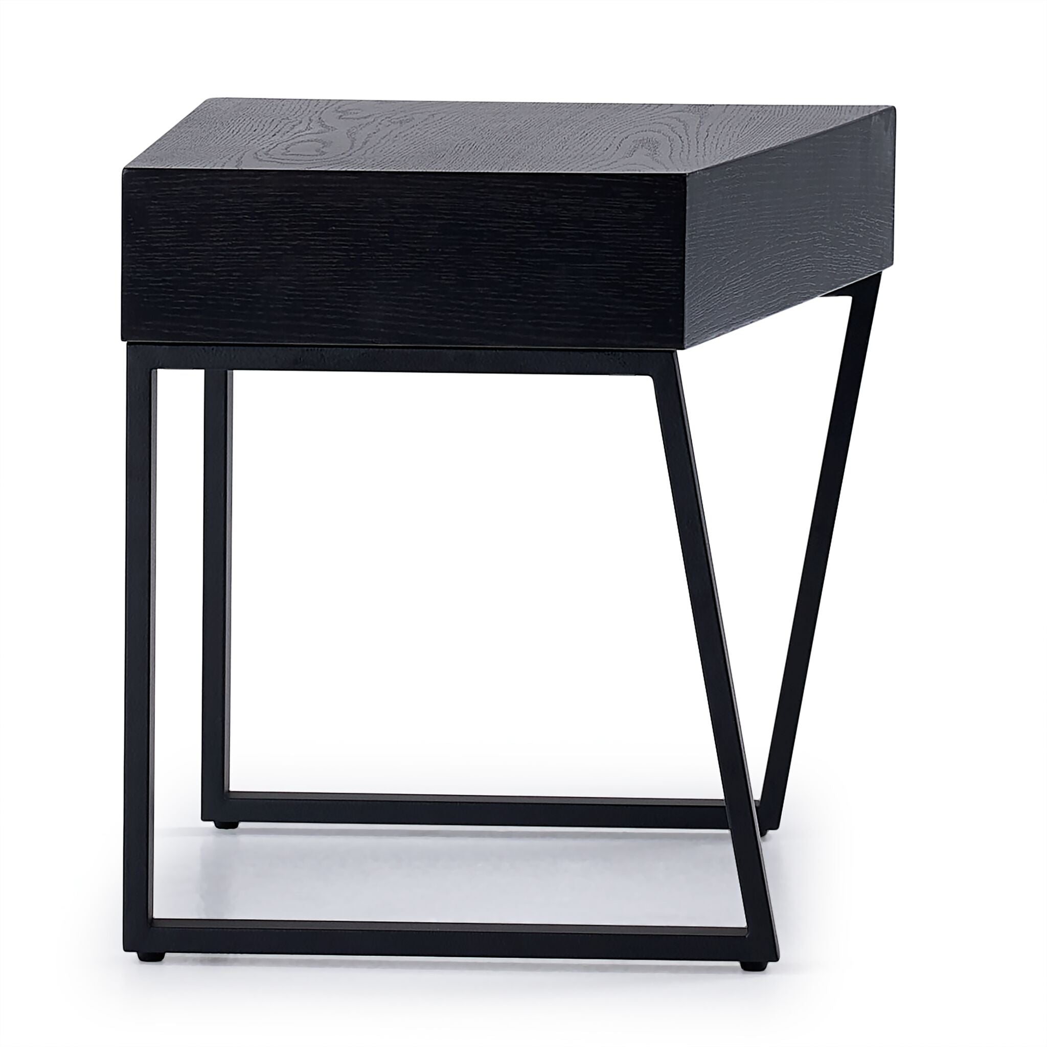 Cora 56" Coffee & End Table Package - White, Black, Grey