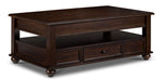 Corbel 48" Lift Top Coffee Table - Espresso