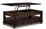 Corbel 48" Lift Top Coffee Table - Espresso